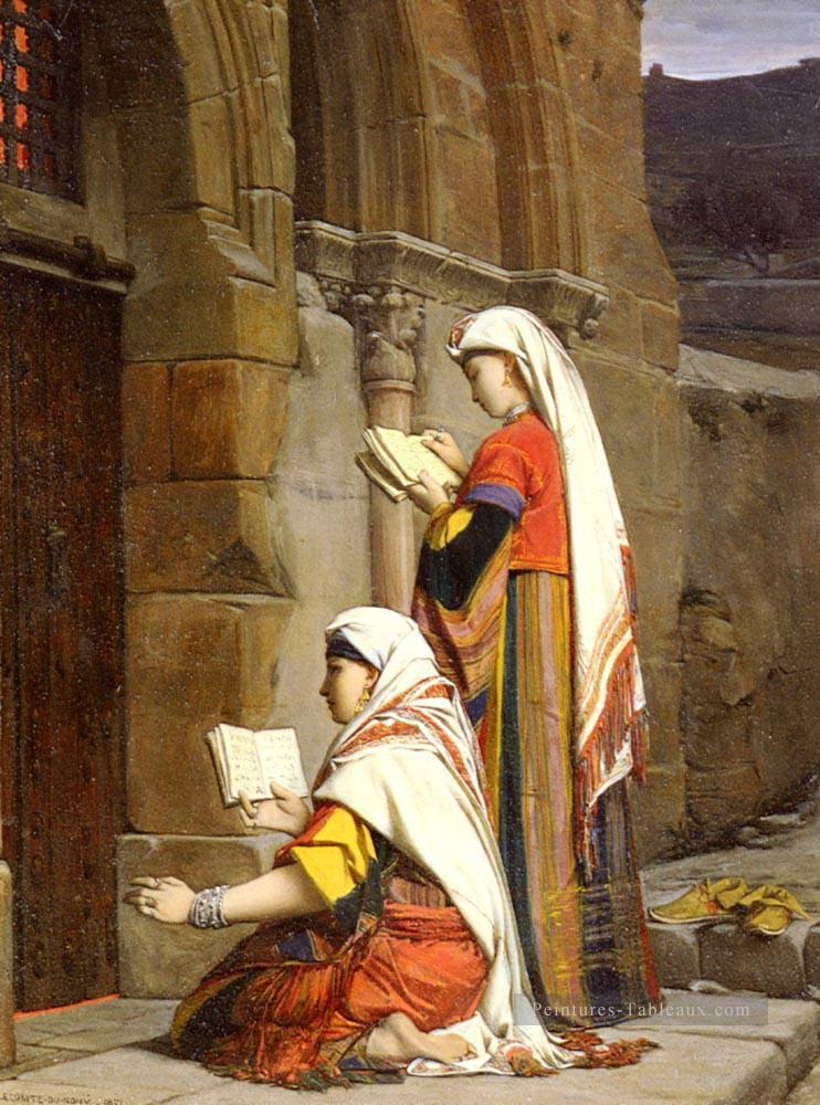 Prières au tombeau de la Vierge Jean Jules Antoine Lecomte du Nouy réalisme orientaliste Peintures à l'huile